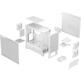 Fractal Design Pop Air RGB midi tower behuizing Wit | 2x USB-A | RGB | Tempered Glass