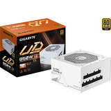 GIGABYTE UD850GM PG5 V2, 850 Watt voeding  Wit, 1x 12V-2x6, 4x PCIe, kabelmanagement