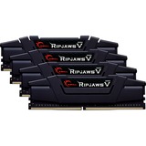 G.Skill 128 GB DDR4-3200 Quad-Kit werkgeheugen Zwart, F4-3200C16Q-128GVK, Ripjaws V, XMP