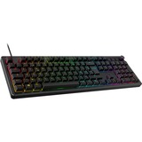 HyperX Alloy Rise RGB gaming toetsenbord Zwart, FR lay-out (AZERTY), HyperX Red, 100%
