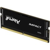 Kingston FURY 32 GB DDR5-5600 (1x 32 GB) laptopgeheugen Zwart, KF556S40IB-32, Impact