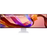 LG UltraWide 49U950A-W 49" curved monitor Wit, HDMI, DisplayPort, USB-C, 144 Hz