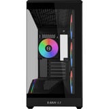 Lian Li Vector V100R MINI midi tower behuizing Zwart | 2x USB-A | 1x USB-C | RGB | Tempered Glass
