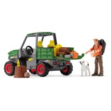 Schleich Farm World - Bosbouwer met voertuig speelfiguur 42659