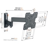 Vogels COMFORT TVM 3245 Draaibare tv-beugel wandmontage  Zwart, 19-43"