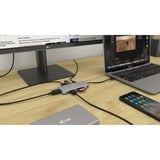 i-tec USB-C Metal Nano dockingstation Grijs