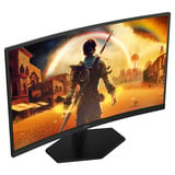 AOC C27G42FE 27" curved gaming monitor Zwart/rood, HDMI, DisplayPort, 180 Hz