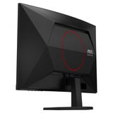 AOC C27G42FE 27" curved gaming monitor Zwart/rood, HDMI, DisplayPort, 180 Hz