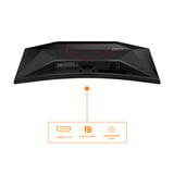 AOC C27G42FE 27" curved gaming monitor Zwart/rood, HDMI, DisplayPort, 180 Hz