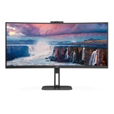 AOC CU34V5CW/BK 34" Curved UltraWide monitor Zwart, 100 Hz, HDMI, DisplayPort, USB-A, USB-C, Freesync