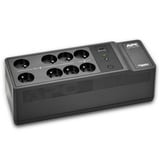 APC Back-UPS BE500G2-FR - Noodstroomvoeding ups Zwart, 8x Schuko, 500VA, 1 USB oplader, 1 USB datapoort