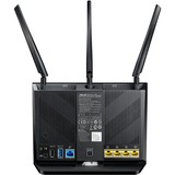 ASUS RT-AC68U V3 mesh router Zwart, 4x LAN, Dual band 2,4GHz/ 5GHz, USB 3.0