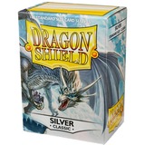 Asmodee Dragon Shield Classic sleeve Zilver, 100 stuks