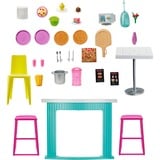 Barbie Cook ‘n Grill - Restaurant pop en speelset 