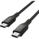 Belkin BoostCharge USB-C kabel Zwart, 1 meter, 240 W