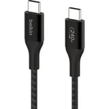 Belkin BoostCharge USB-C kabel Zwart, 1 meter, 240 W