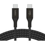 Belkin BoostCharge USB-C kabel Zwart, 1 meter, 240 W
