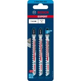 Bosch Expert Decoupeerzaagblad Fiber Plaster T 141 HM 100 mm, 3 stuks