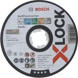 Bosch X-LOCK Multi Material doorslijpschijf 125mm 125 x 1,0 x 22,23mm