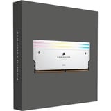 Corsair 64 GB DDR5-6000 (2x 32 GB) Kit werkgeheugen Wit, CMP64GX5M2B6000C30W, Dominator Titanium RGB, XMP