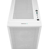 DeepCool CH360 DIGITAL mini tower behuizing Wit | 1x USB-A | 1x USB-C | RGB | Window