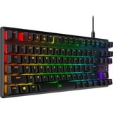 HyperX Alloy Origins Core RGB mechanisch gaming toetsenbord Zwart, US lay-out (QWERTY), HyperX Red, 80% (TKL), RGB leds, TKL