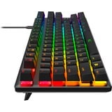HyperX Alloy Origins Core RGB mechanisch gaming toetsenbord Zwart, US lay-out (QWERTY), HyperX Red, 80% (TKL), RGB leds, TKL