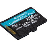 Kingston Canvas Go! Plus microSDXC 256 GB geheugenkaart Zwart, Class 10, UHS-I U3, V30, A2