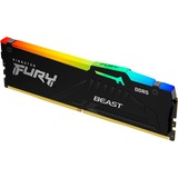 Kingston FURY 16 GB DDR5-4800 werkgeheugen Zwart, KF548C38BBA-16, Beast RGB, XMP