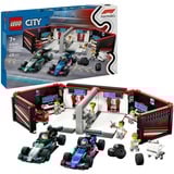 LEGO City - F1 garage met Mercedes-AMG en Alpine auto's Constructiespeelgoed 60444