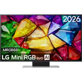 LG Mini RGB evo AI MRGB88 (50MRGB88B9B) 50" Ultra HD Led-tv Zwart, 4x HDMI, 2x USB, Optisch, Bluetooth, LAN, WLAN, CI+, HDR10, Dolby Vision