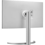 LG UltraFine 27UP850K-W 27" 4K Ultra HD monitor Zilver/zwart, 1x DisplayPort, 2x HDMI, 2x USB-A, 1x Thunderbolt