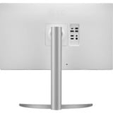 LG UltraFine 27UP850K-W 27" 4K Ultra HD monitor Zilver/zwart, 1x DisplayPort, 2x HDMI, 2x USB-A, 1x Thunderbolt