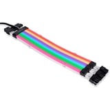 Lian Li Strimer Plus V2 - 3x 8-pin PCIe verlengkabel 0,3 meter, RGB leds