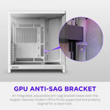 NZXT H6 RGB+ midi tower behuizing Wit | 2x USB-A | 1x USB-C | RGB | Tempered Glass