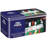 Tactic Pro Poker Texas Hold'em set Kaartspel Meertalig, 2 - 8 spelers, 15 minuten, Vanaf 15 jaar