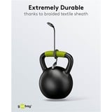 goobay USB-A 3.0 naar RJ45 netwerkadapter Zwart/zilver, 1.5 meter