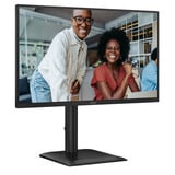 AOC 24E4U 23.8" monitor Zwart, HDMI, DisplayPort, VGA, 4x USB-A, USB-B