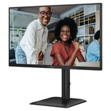 AOC 24E4U 23.8" monitor Zwart, HDMI, DisplayPort, VGA, 4x USB-A, USB-B