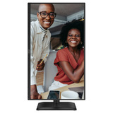 AOC 24E4U 23.8" monitor Zwart, HDMI, DisplayPort, VGA, 4x USB-A, USB-B