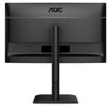 AOC 24E4U 23.8" monitor Zwart, HDMI, DisplayPort, VGA, 4x USB-A, USB-B
