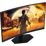 AOC C27G42ZE 27" curved gaming monitor Zwart/rood, HDMI, DisplayPort, 260 Hz OC