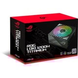 ASUS ROG Loki SFX-L Titanium modulaire 1200 watt voeding  Wit, 1x 12V-2x6, 4x PCIe