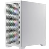 Cooler Master Elite 302 mini tower behuizing Wit | 1x USB-A | 1x USB-C | RGB | Tempered Glass