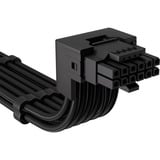 Corsair Type 4 naar 12V-2x6  90° GPU stroomkabel - Style B Zwart, 0,65 meter