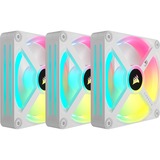 Corsair iCUE LINK QX120 RGB 120mm PWM Fans Starter Kit - Wit case fan Wit, 4-pins PWM fan-connector