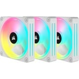 Corsair iCUE LINK QX120 RGB Starterskit case fan Wit, 3 stuks, 4-pins PWM fan-connector