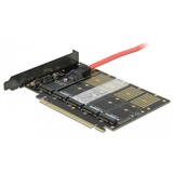 DeLOCK PCIe x16 kaart > 5x M.2KeyB 