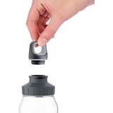 Emsa Drink2GO Glas Drinkfles Transparant/koraal, 0,7 Liter