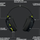 Logitech G435 LIGHTSPEED Wireless Gaming Headset Zwart, Bluetooth, Pc, PlayStation 4, PlayStation 5